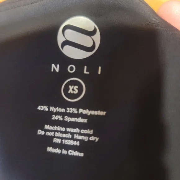 *FINAL* NOLI ROSE LEGGING: FLORAL PRINT: BLACK/RED: NWT: SZ XS - Picture 2 of 5